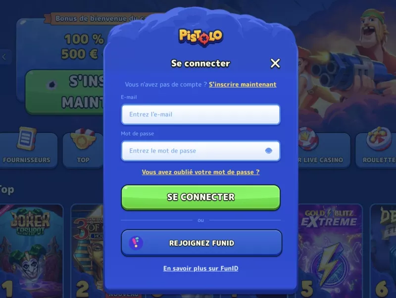 Přihlášení Pistolo Stáhnout