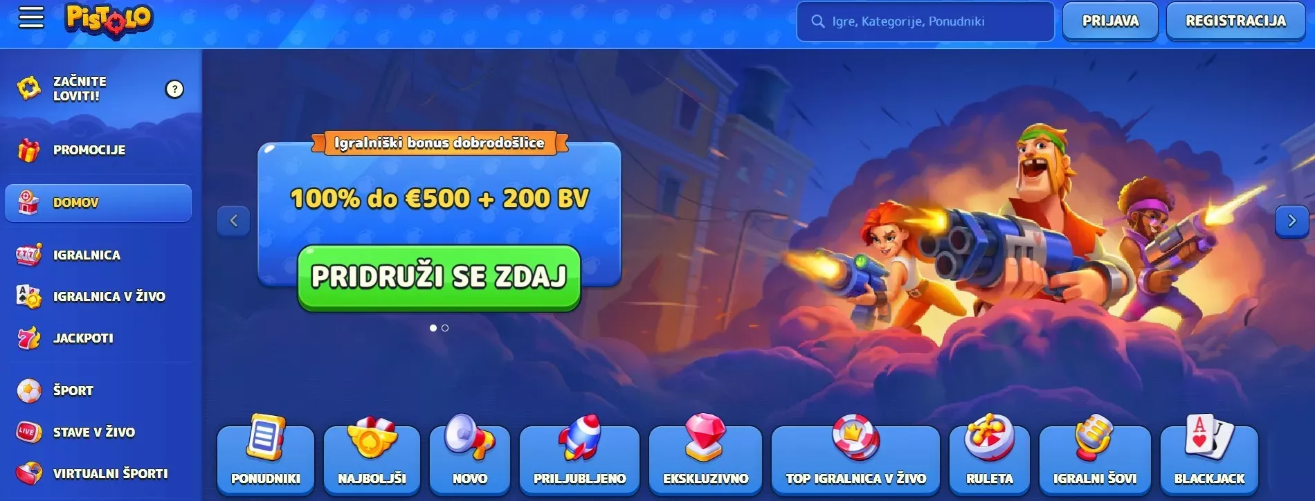 Pistolo casino Download