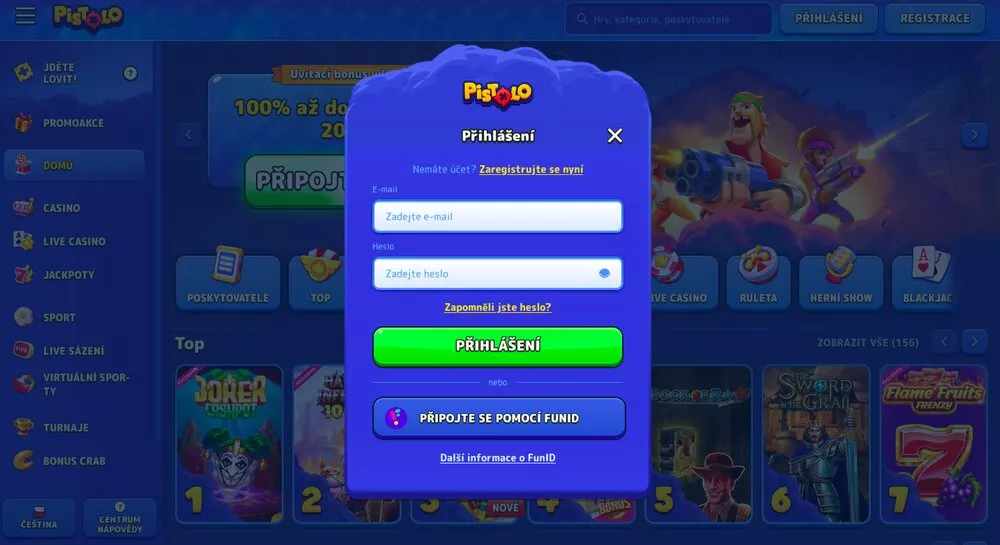 Pistolo kasino Stáhnout