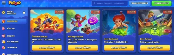 Pistolo kaszinó Letöltés